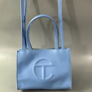 100% Authentic Telfar Small Shopping Bag | Pool Blue